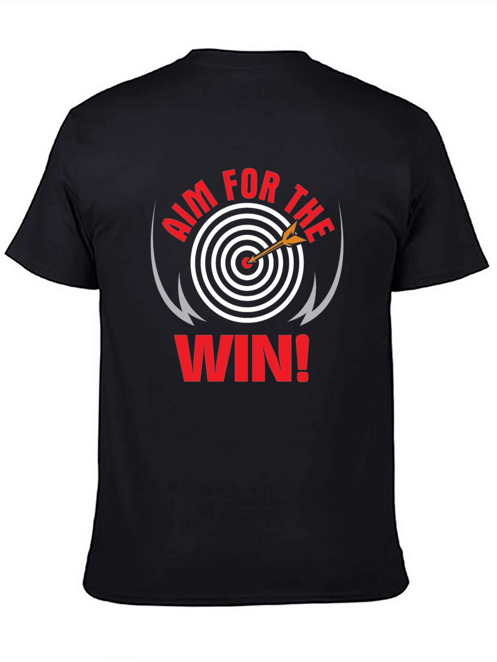 Aim For The Win Black T-Shirt