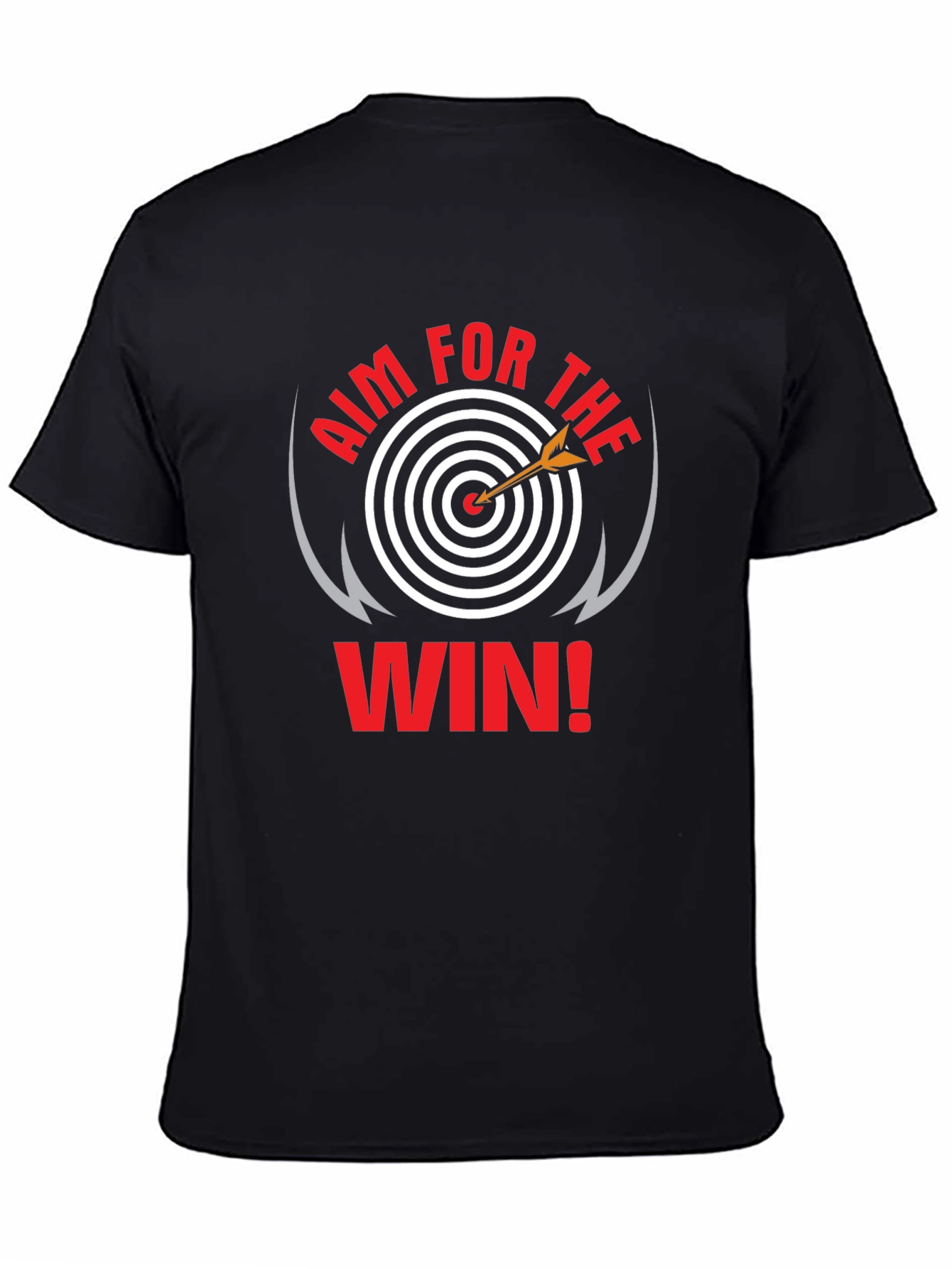 Aim For The Win Black T-Shirt