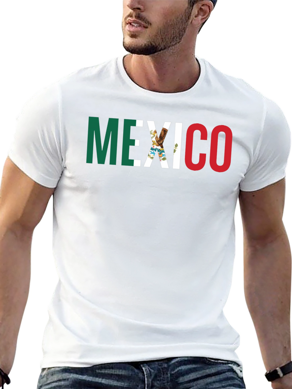 Mexico Flag Graphic T-Shirt - Patriotic Pride