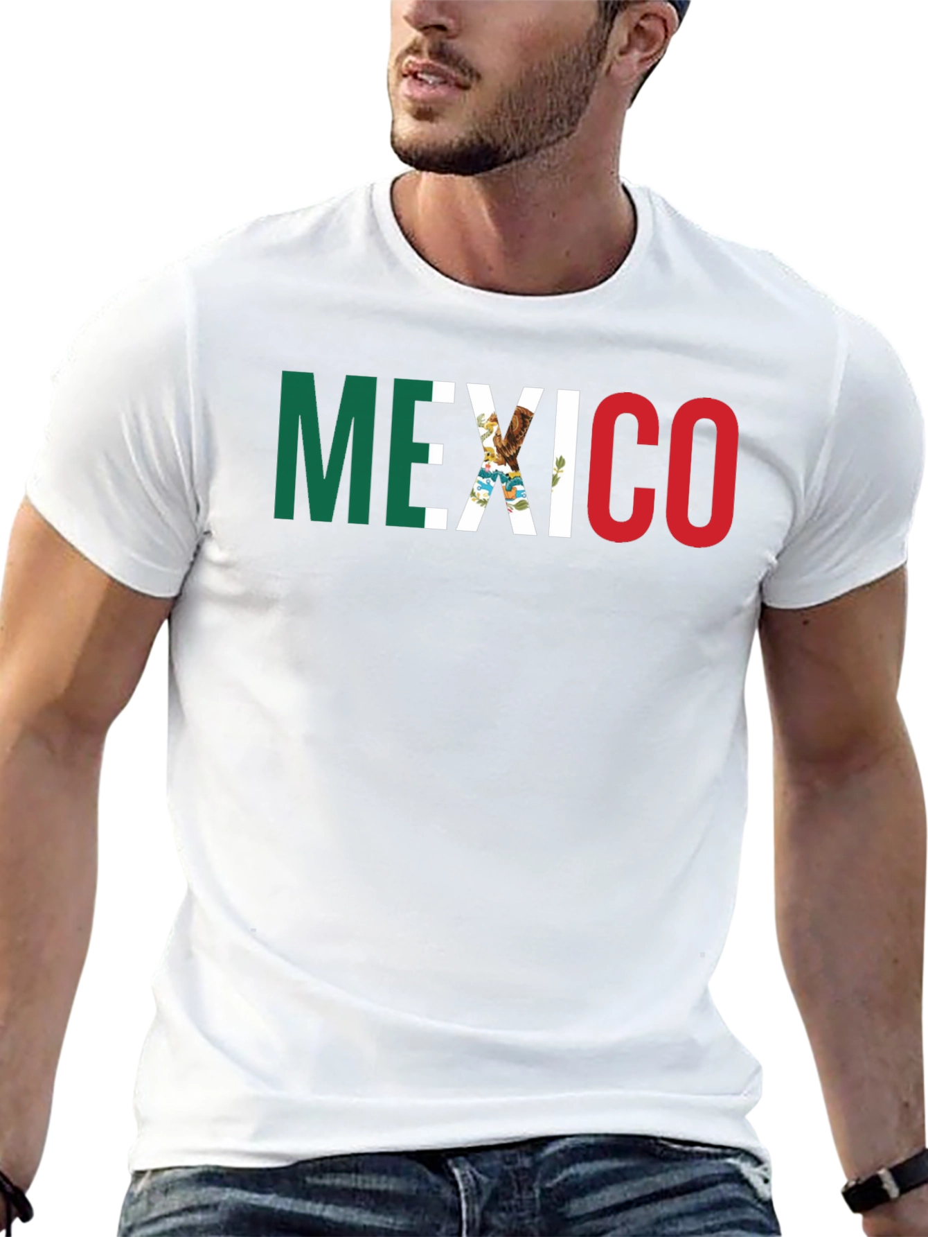 Mexico Flag Graphic T-Shirt - Patriotic Pride