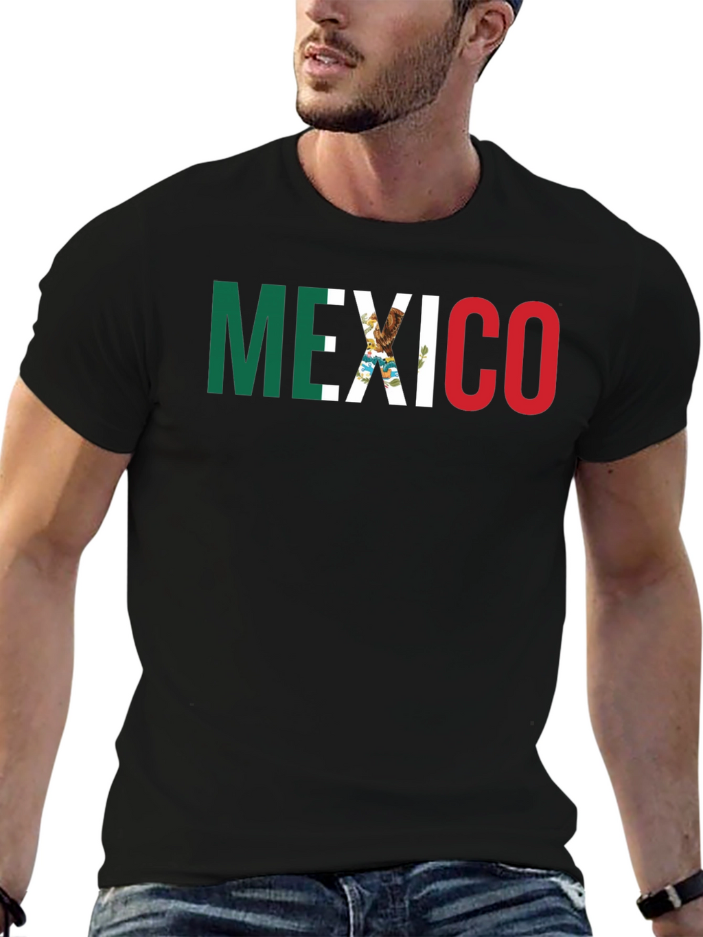 Mexico Flag Graphic T-Shirt - Patriotic Pride