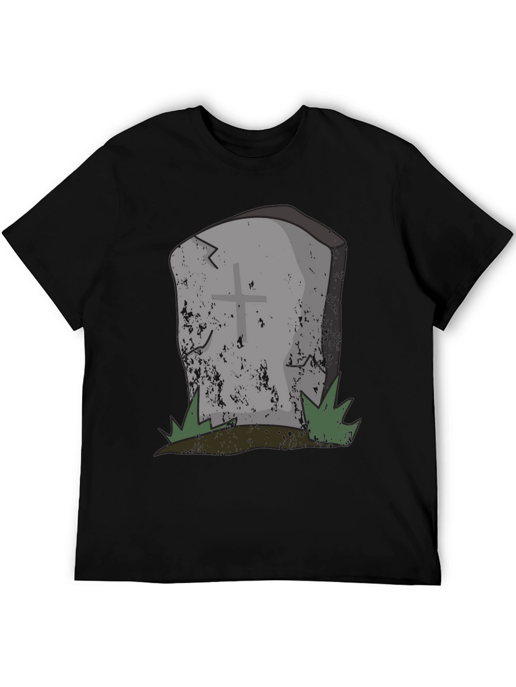 Grave Humor Tee - Spooky Tombstone Graphic T-Shirt