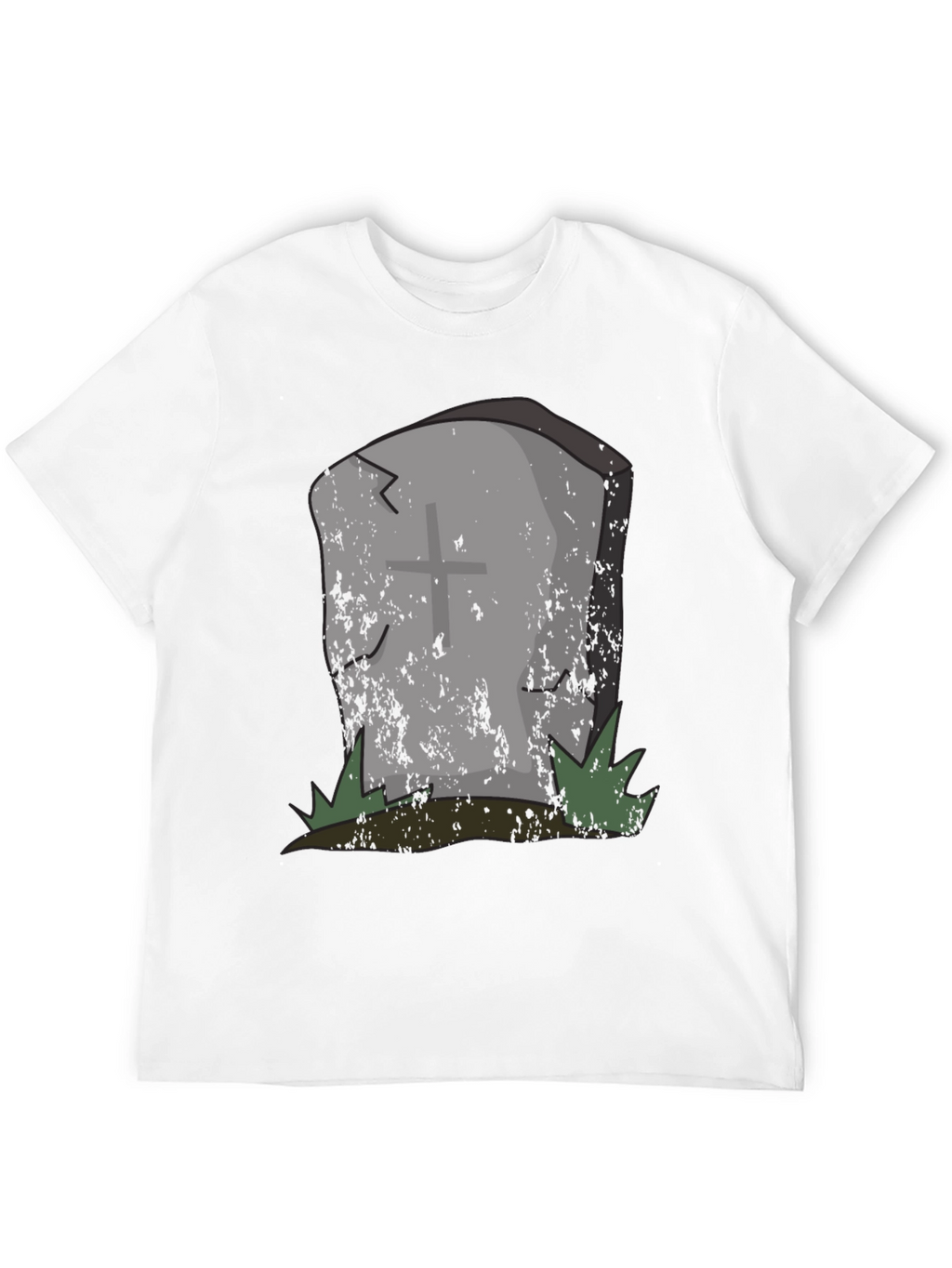 Grave Humor Tee - Spooky Tombstone Graphic T-Shirt