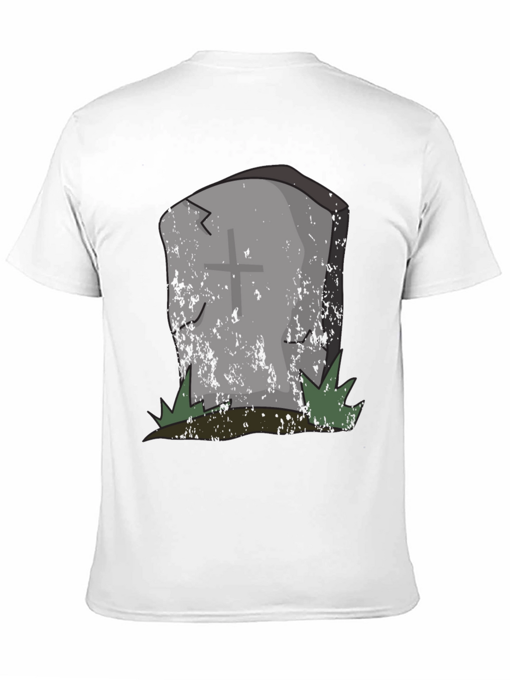 Grave Humor Tee - Spooky Tombstone Graphic T-Shirt