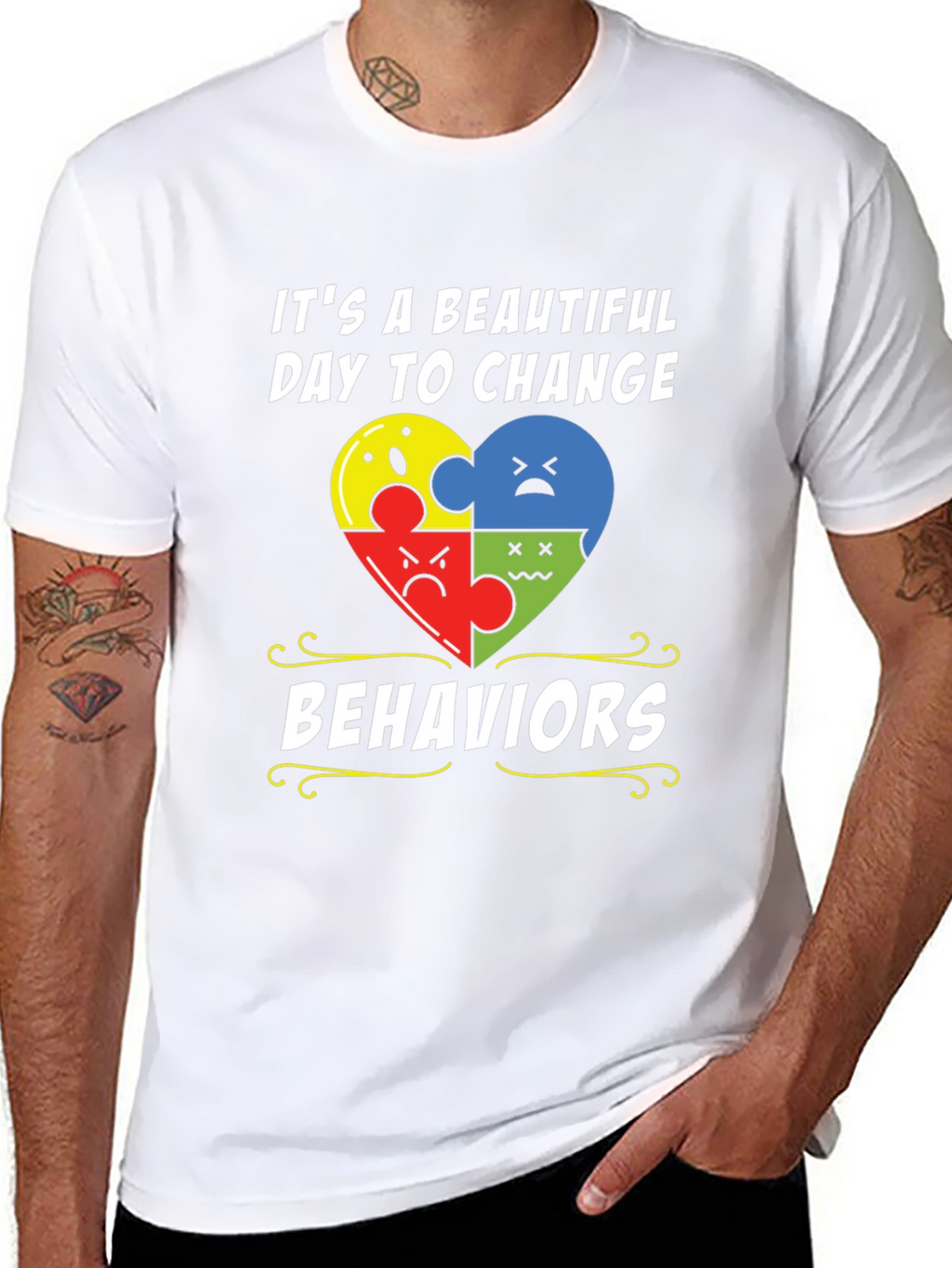 Change Behaviors T-Shirt: Autism Awareness