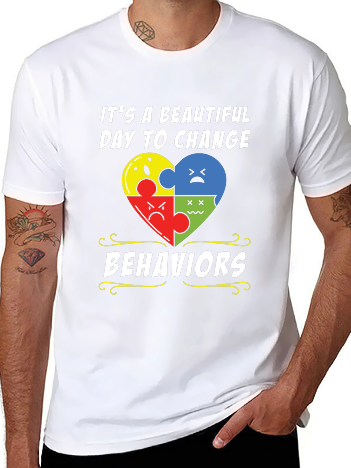 Change Behaviors T-Shirt: Autism Awareness