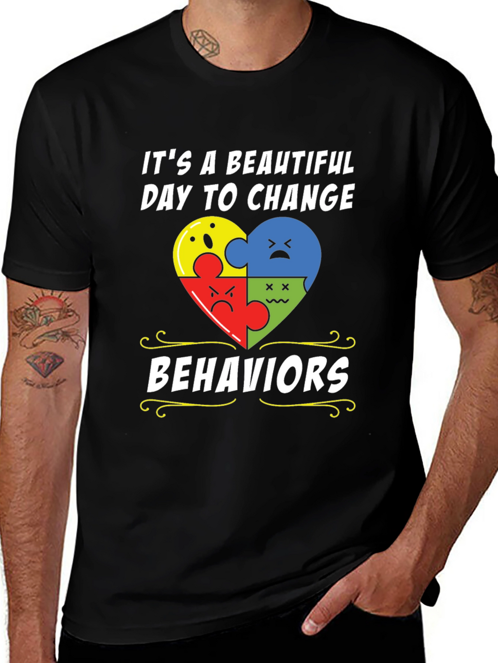 Change Behaviors T-Shirt: Autism Awareness
