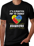 Change Behaviors T-Shirt: Autism Awareness