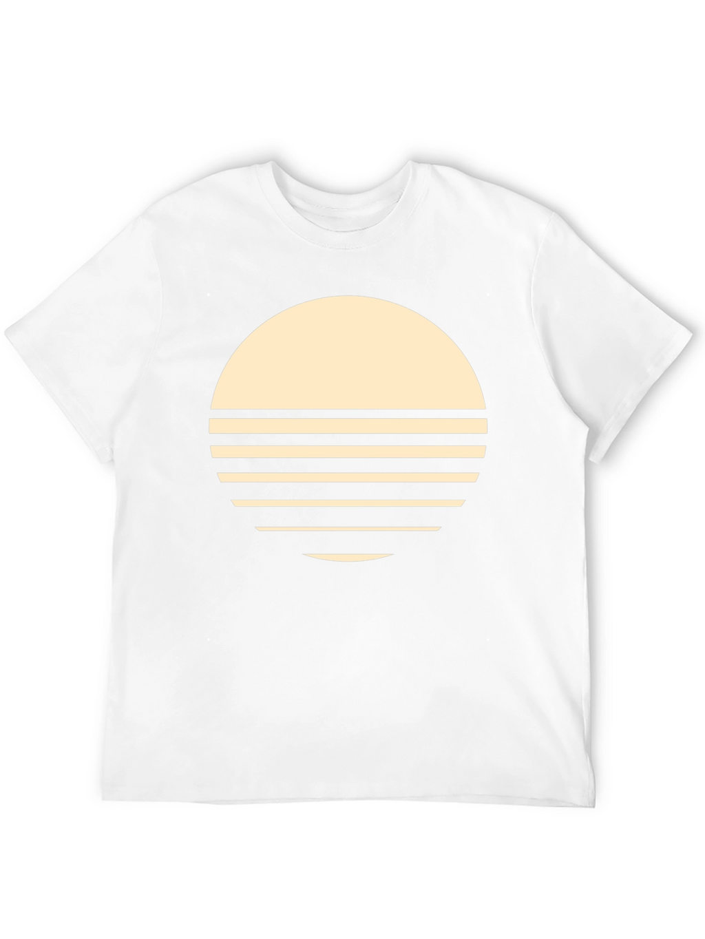 Retro Sunset Graphic Tee - Stylish Black T-Shirt