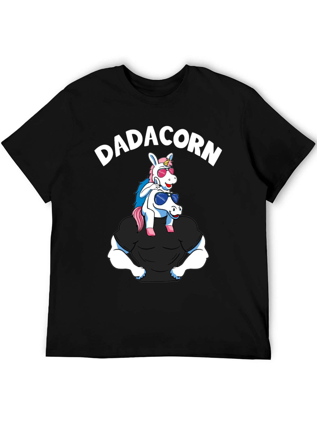 Dadacorn Graphic T-Shirt - Funny Unicorn Dad Tee