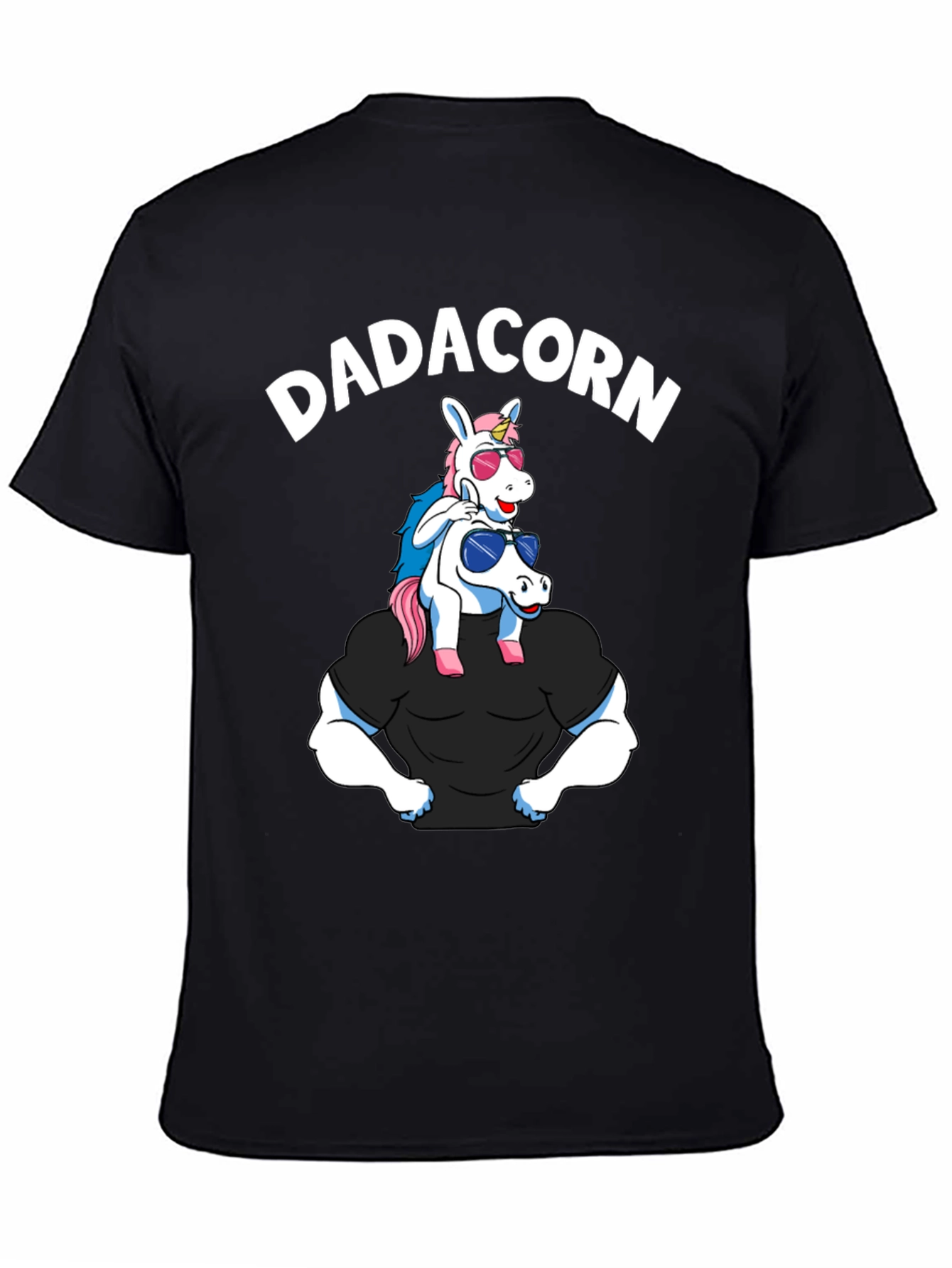 Dadacorn Graphic T-Shirt - Funny Unicorn Dad Tee