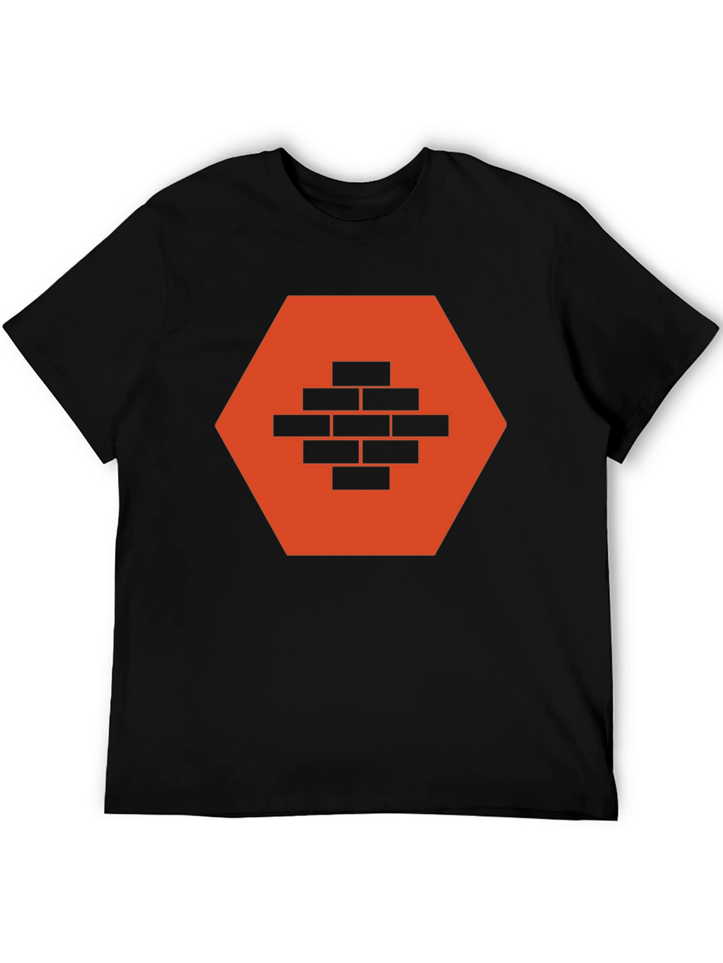 Brick Wall Graphic Tee - Mens Casual T-Shirt