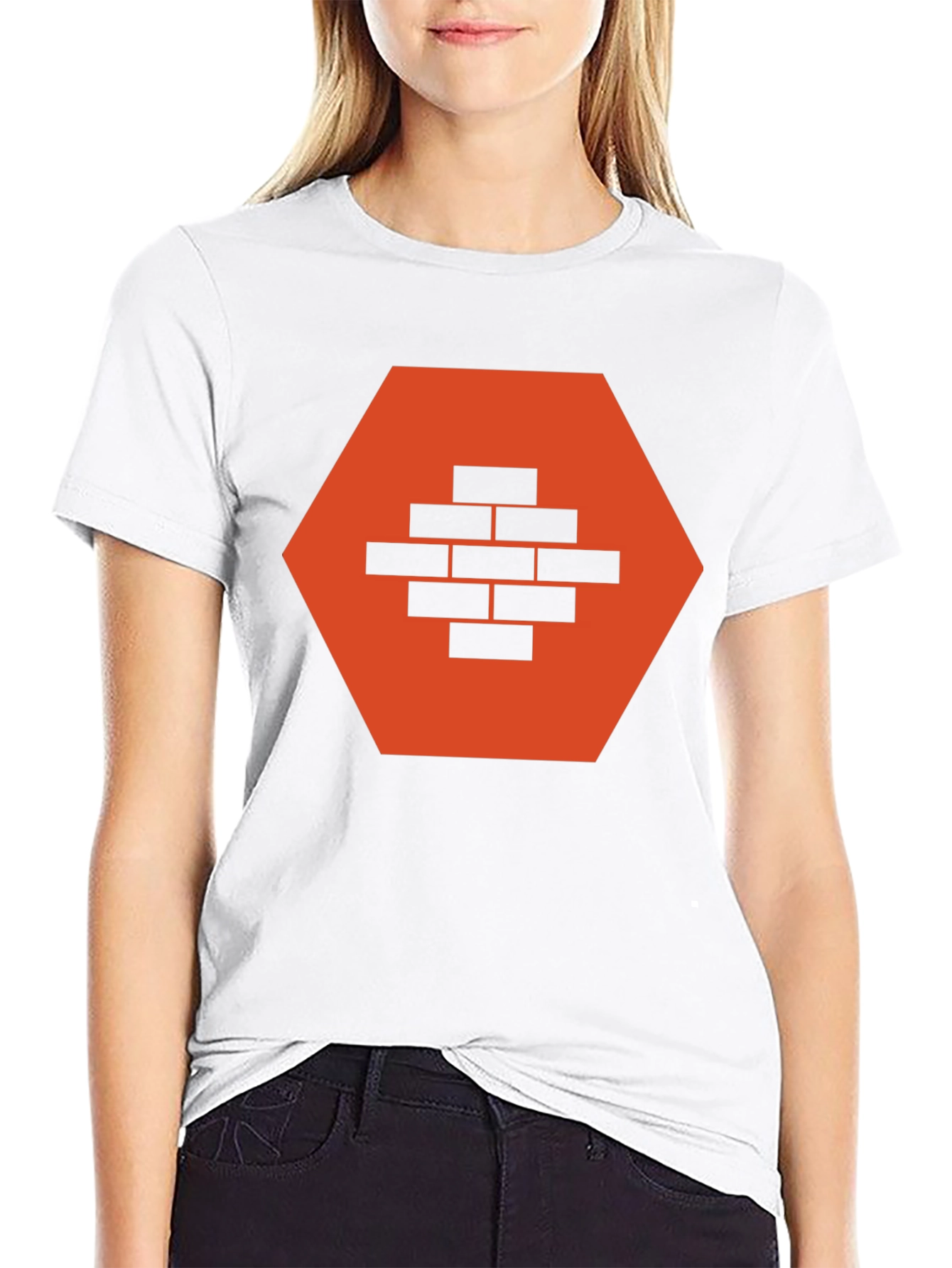 Brick Wall Graphic Tee - Mens Casual T-Shirt