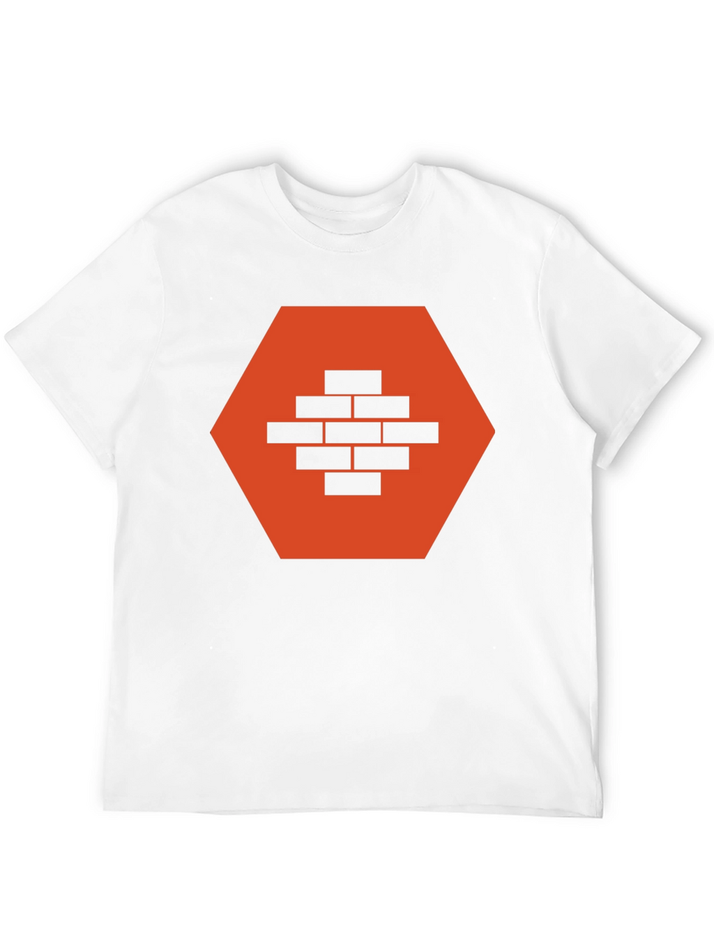 Brick Wall Graphic Tee - Mens Casual T-Shirt