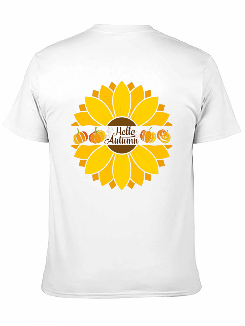 Hello Autumn Sunflower Graphic Tee