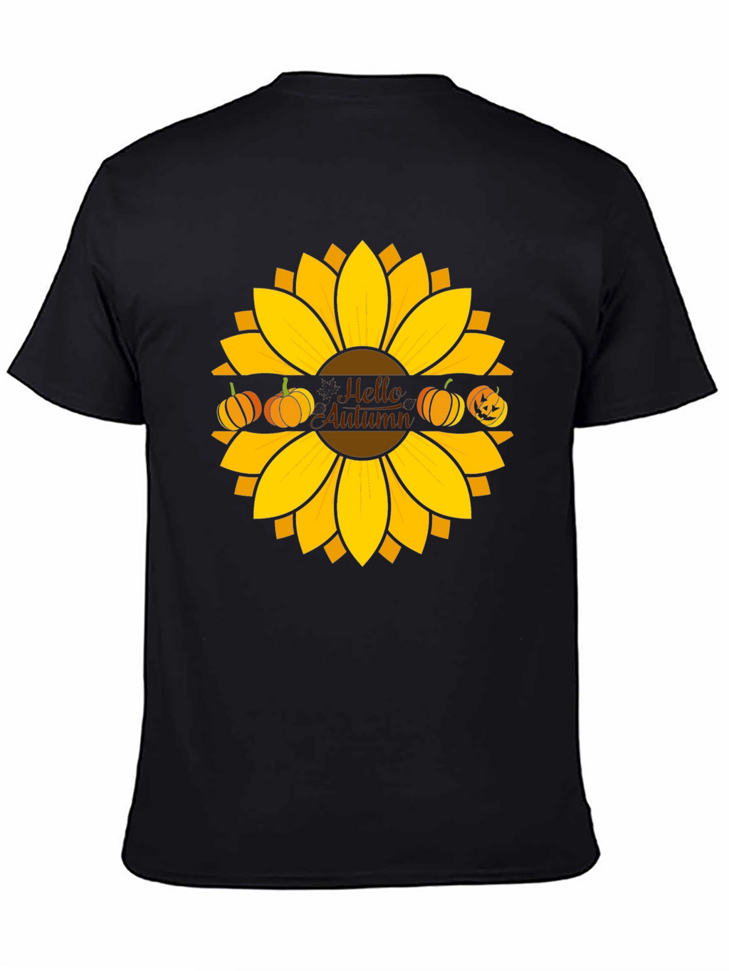 Hello Autumn Sunflower Graphic Tee