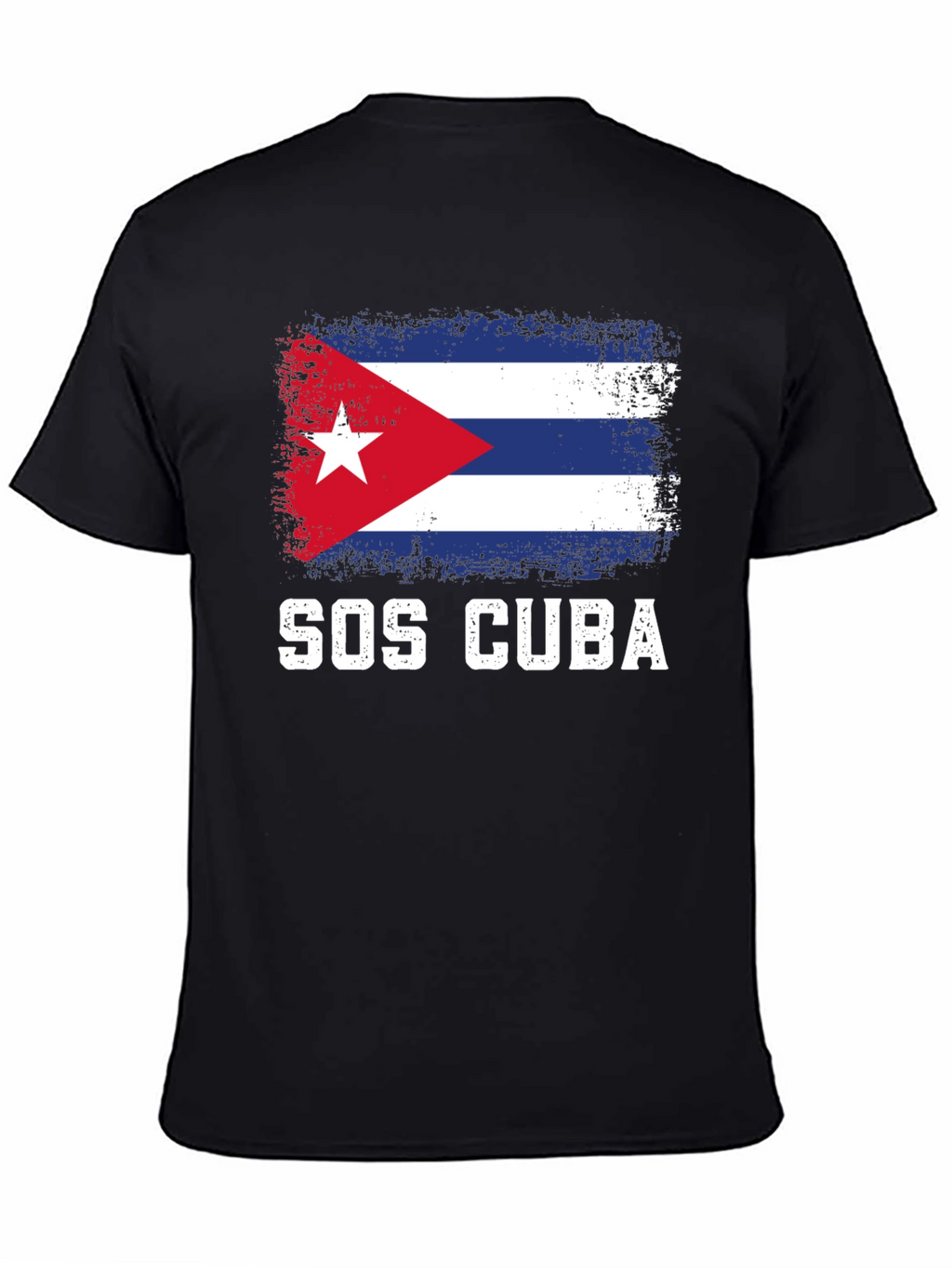 SOS Cuba Flag T-Shirt - Support Cuba