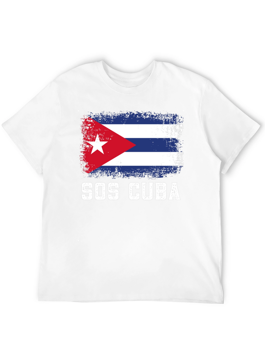SOS Cuba Flag T-Shirt - Support Cuba