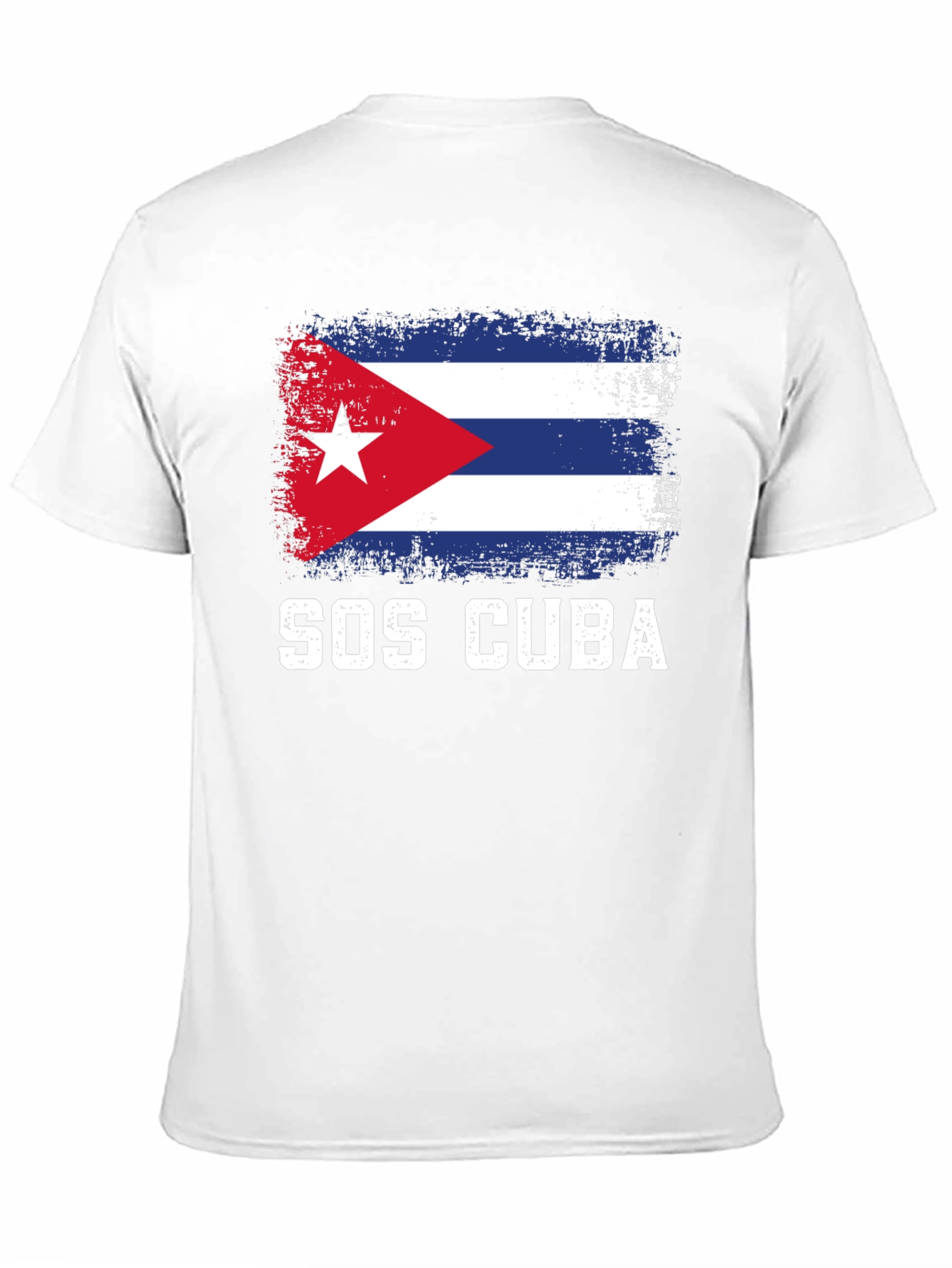 SOS Cuba Flag T-Shirt - Support Cuba