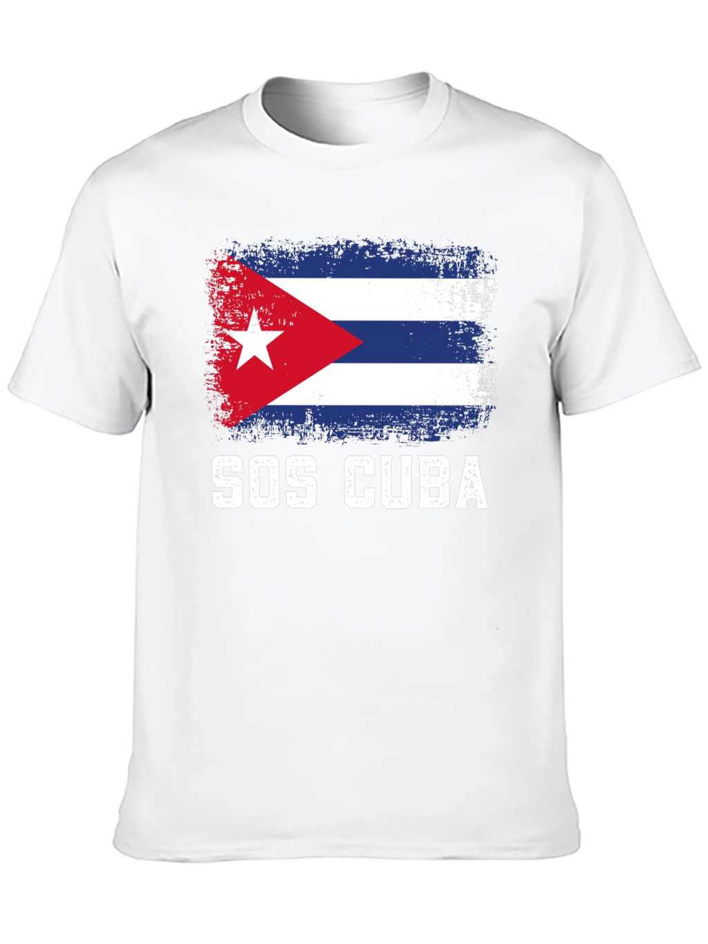 SOS Cuba Flag T-Shirt - Support Cuba