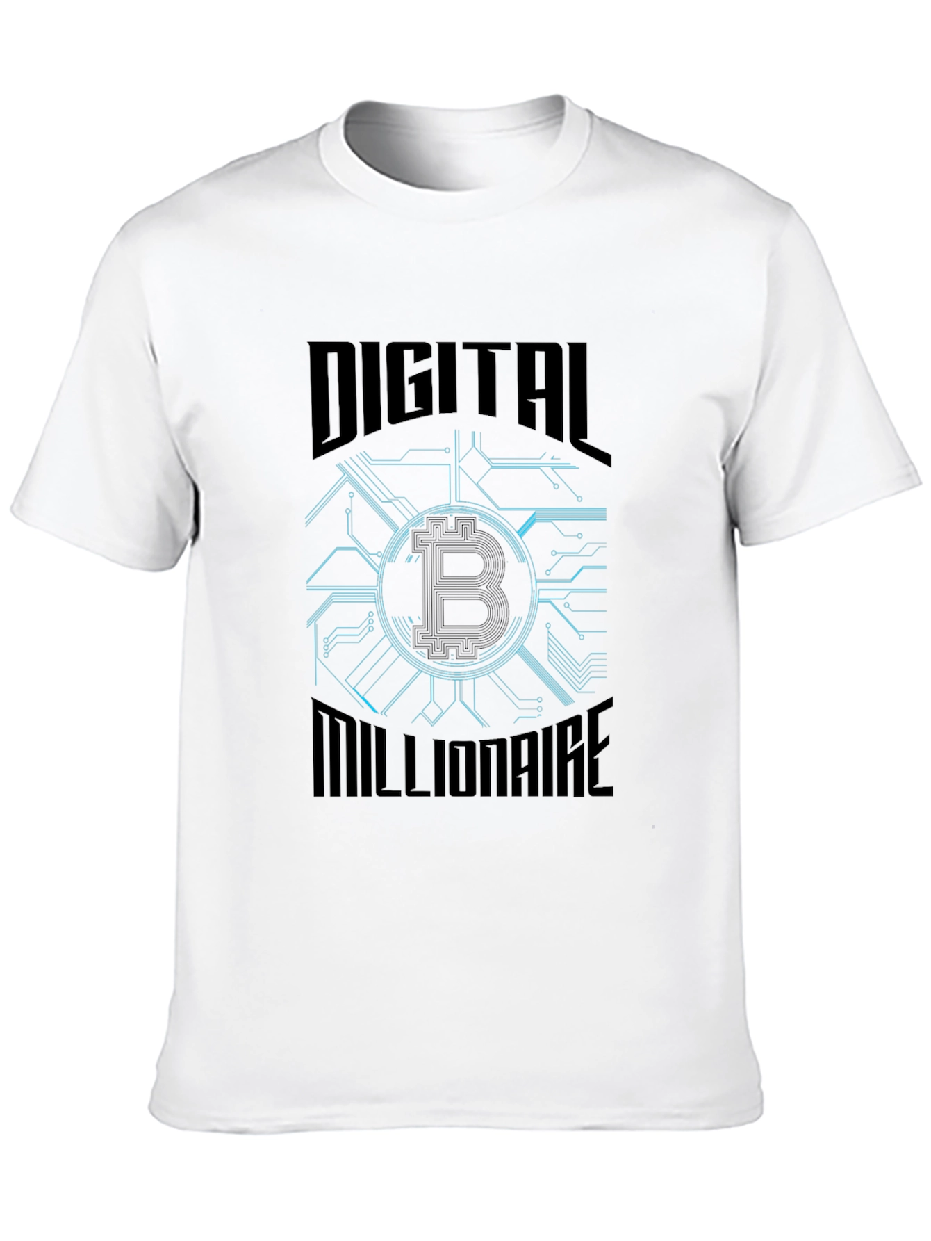 Digital Millionaire Bitcoin Graphic T-Shirt