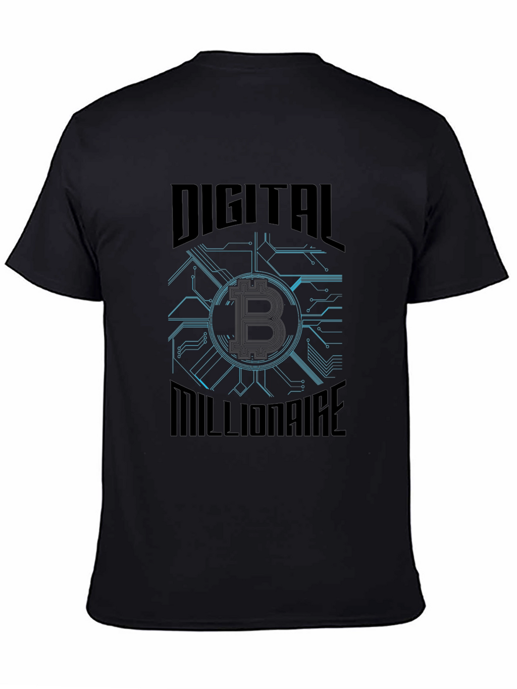 Digital Millionaire Bitcoin Graphic T-Shirt