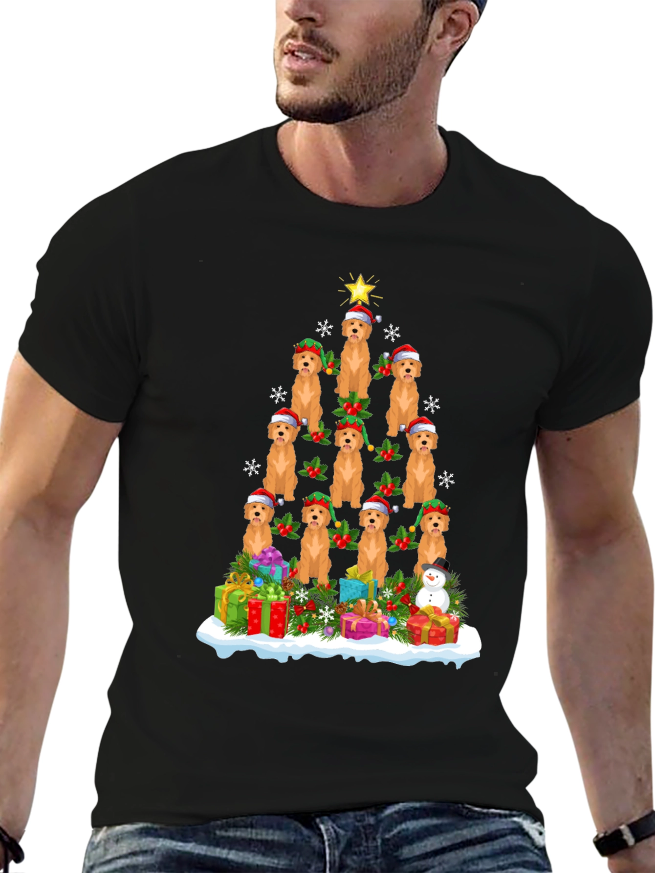 Dog Christmas Tree T-Shirt