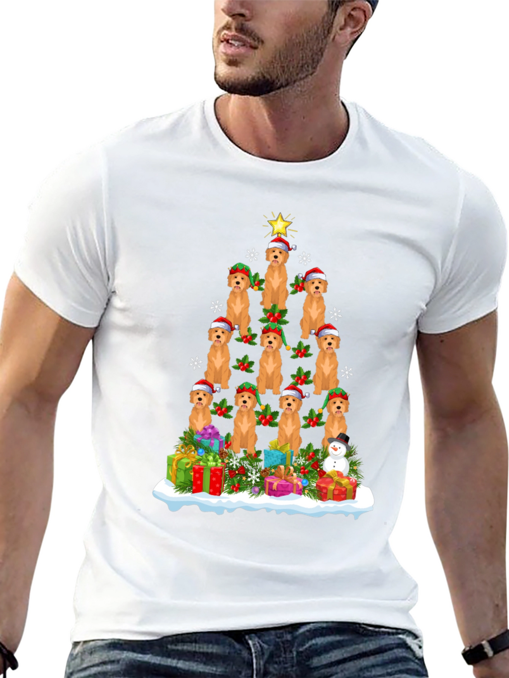 Dog Christmas Tree T-Shirt