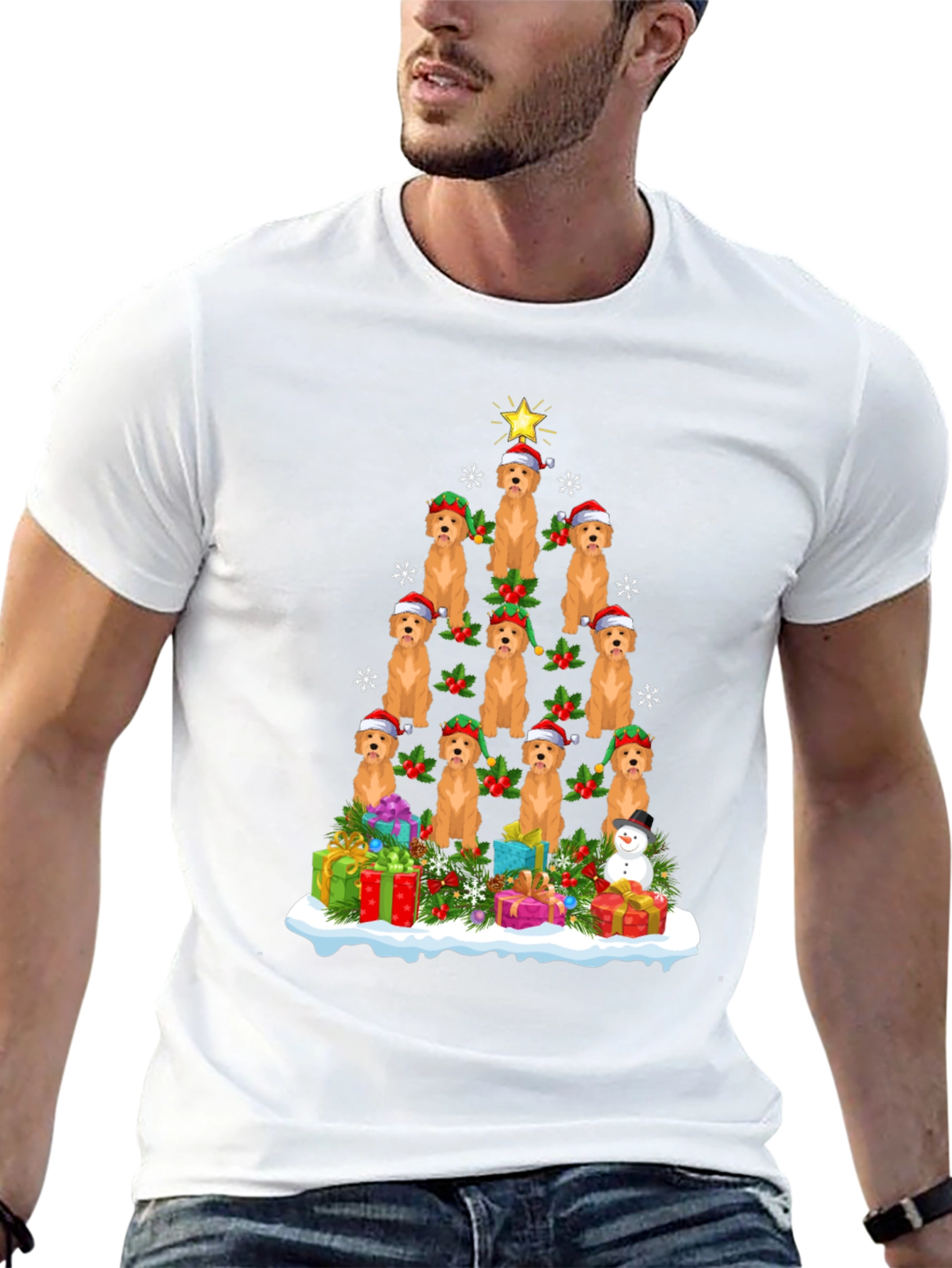 Dog Christmas Tree T-Shirt