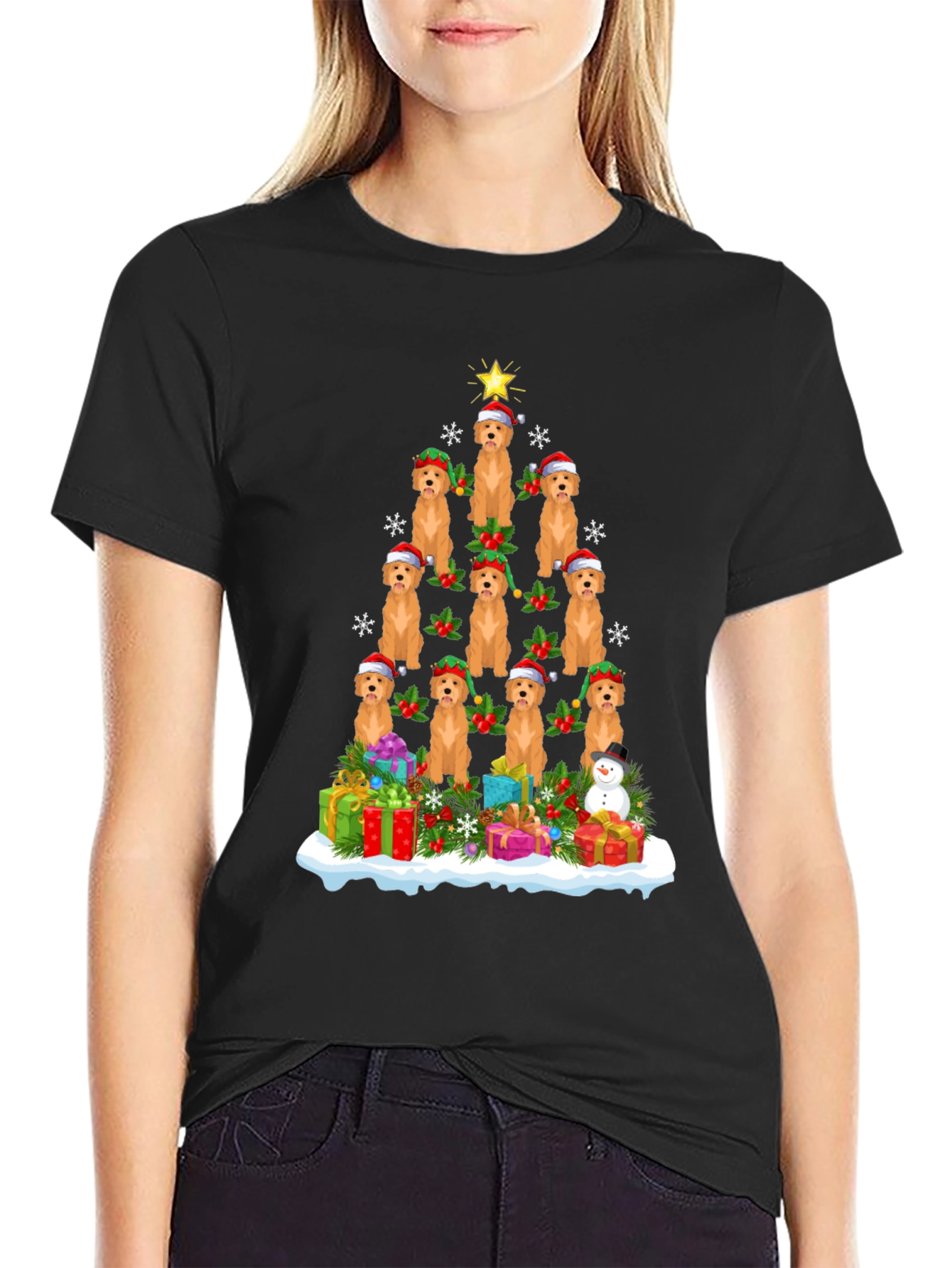 Dog Christmas Tree T-Shirt