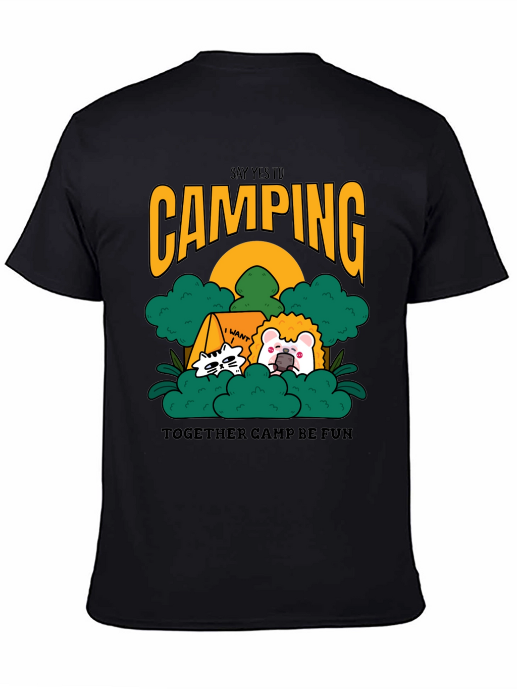 Camping Adventure Tee: Say Yes to Fun!
