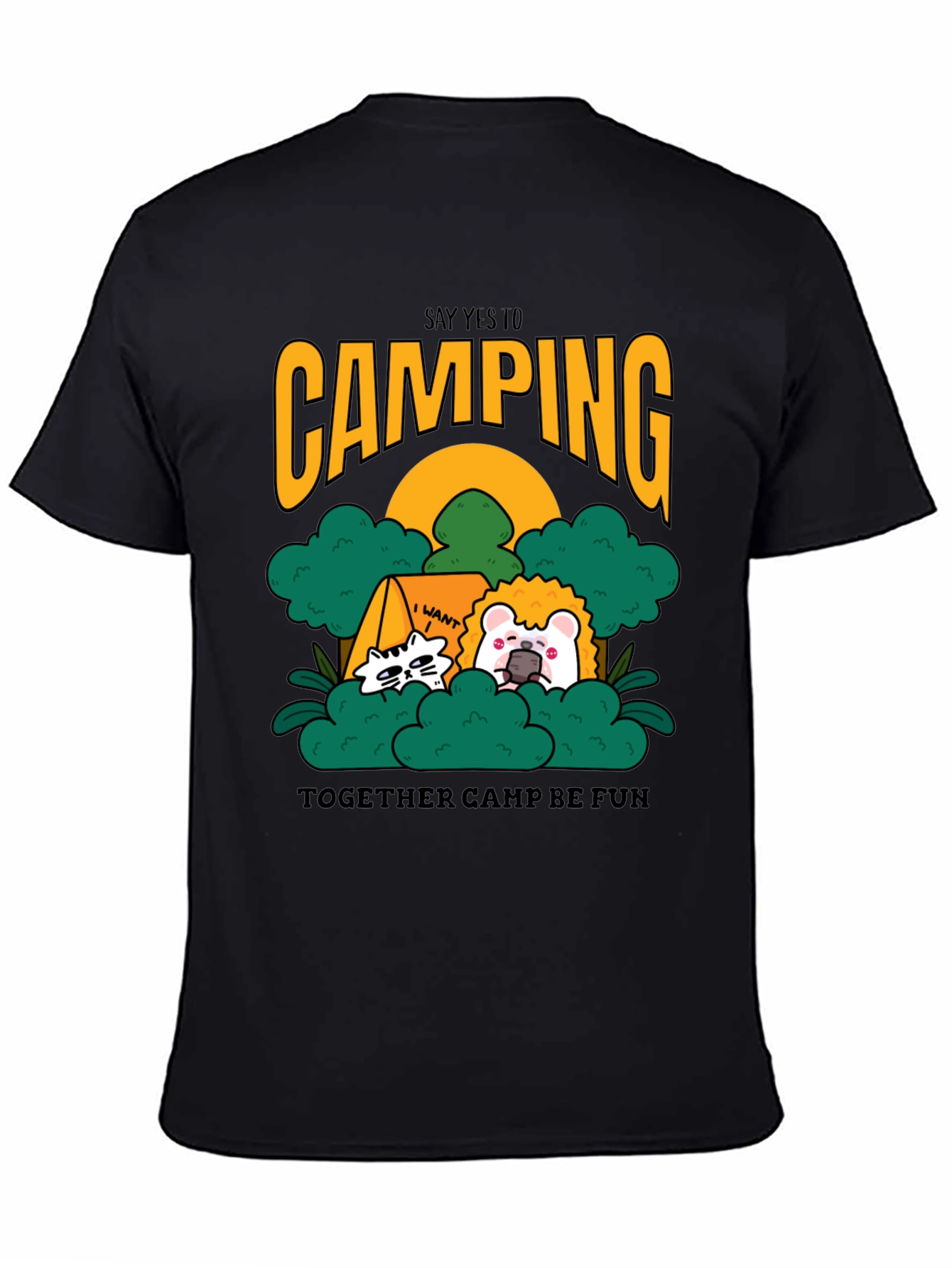 Camping Adventure Tee: Say Yes to Fun!