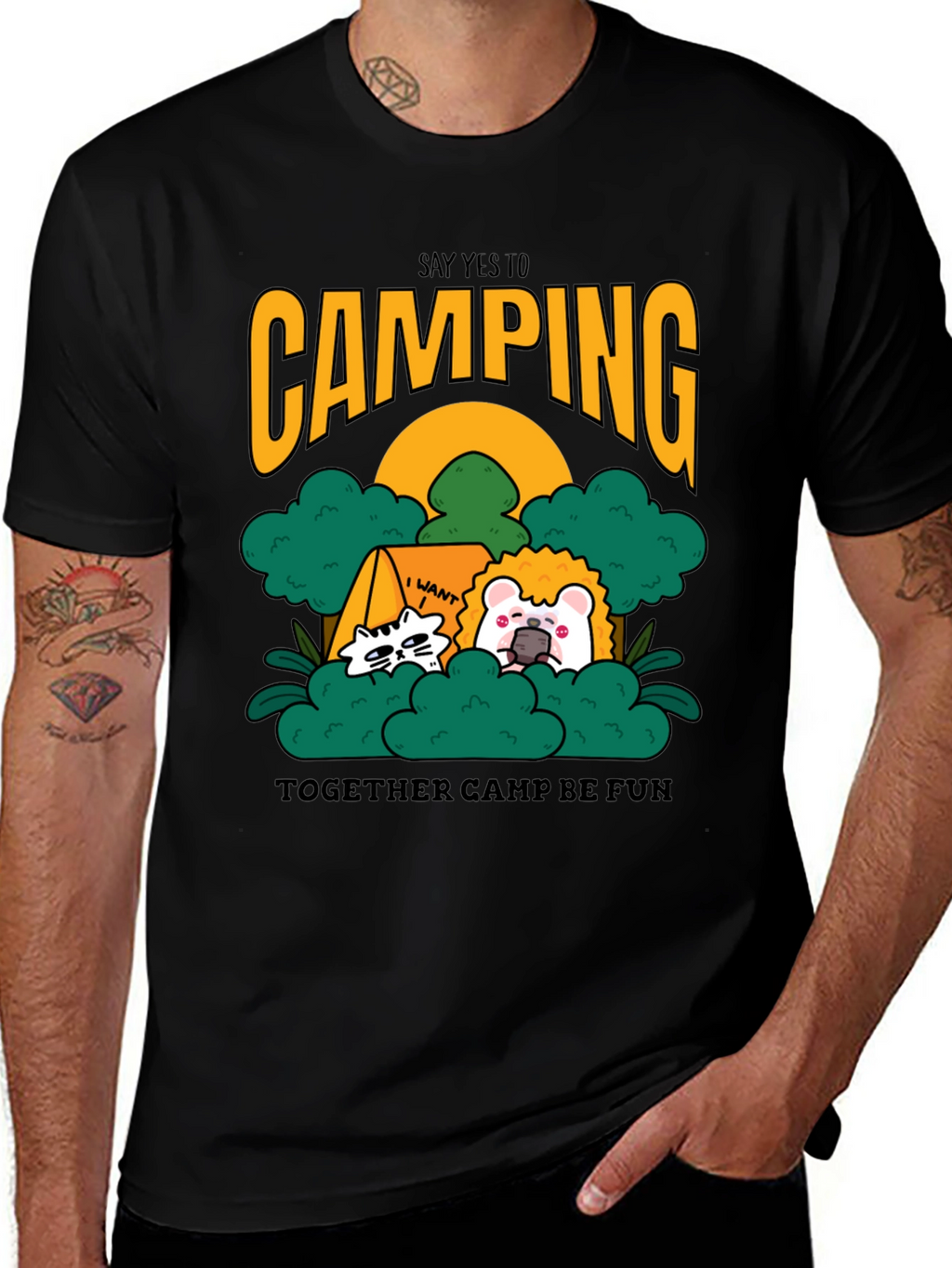 Camping Adventure Tee: Say Yes to Fun!