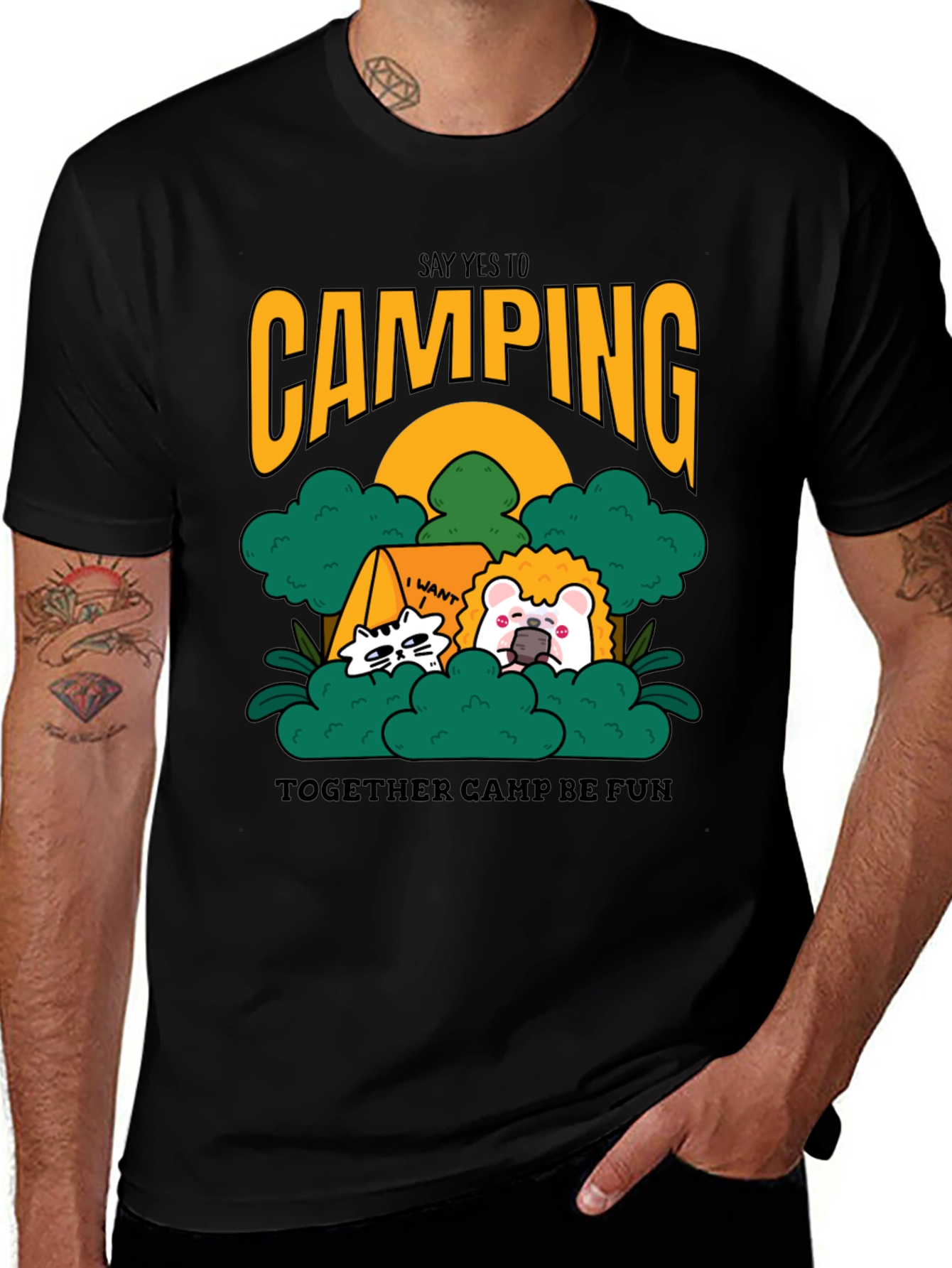 Camping Adventure Tee: Say Yes to Fun!