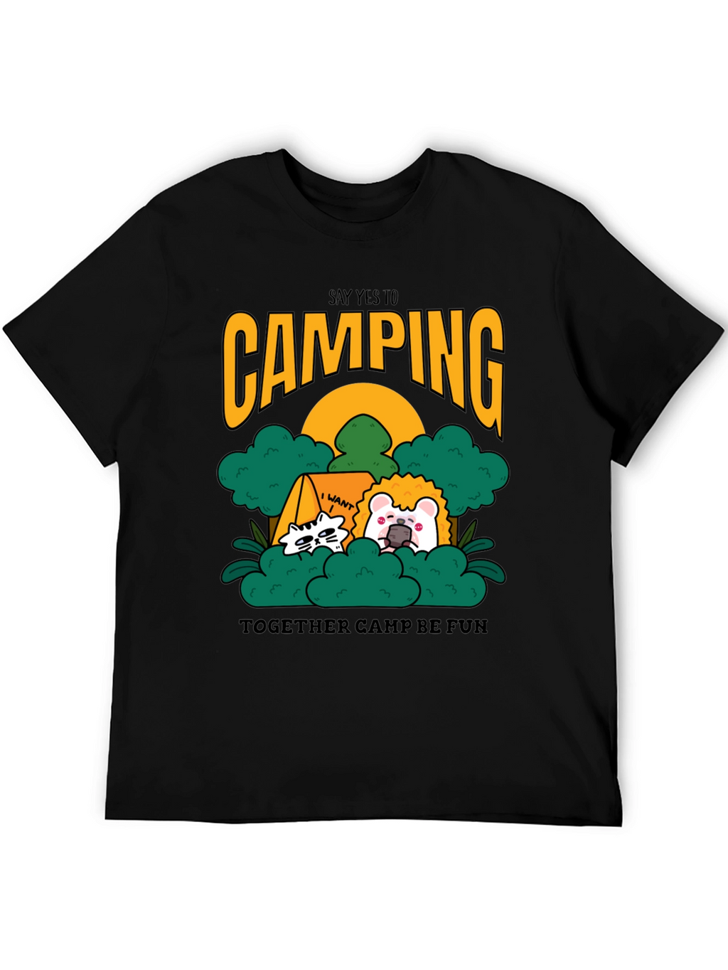 Camping Adventure Tee: Say Yes to Fun!