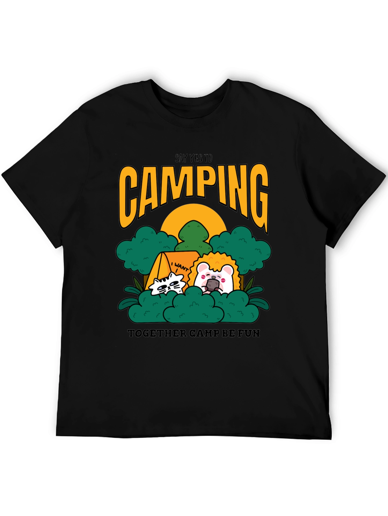 Camping Adventure Tee: Say Yes to Fun!