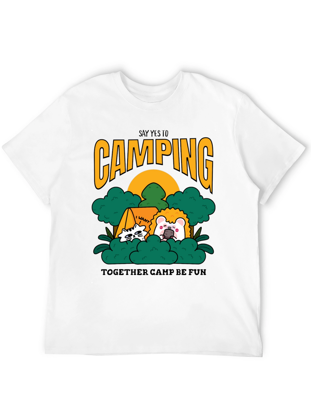 Camping Adventure Tee: Say Yes to Fun!