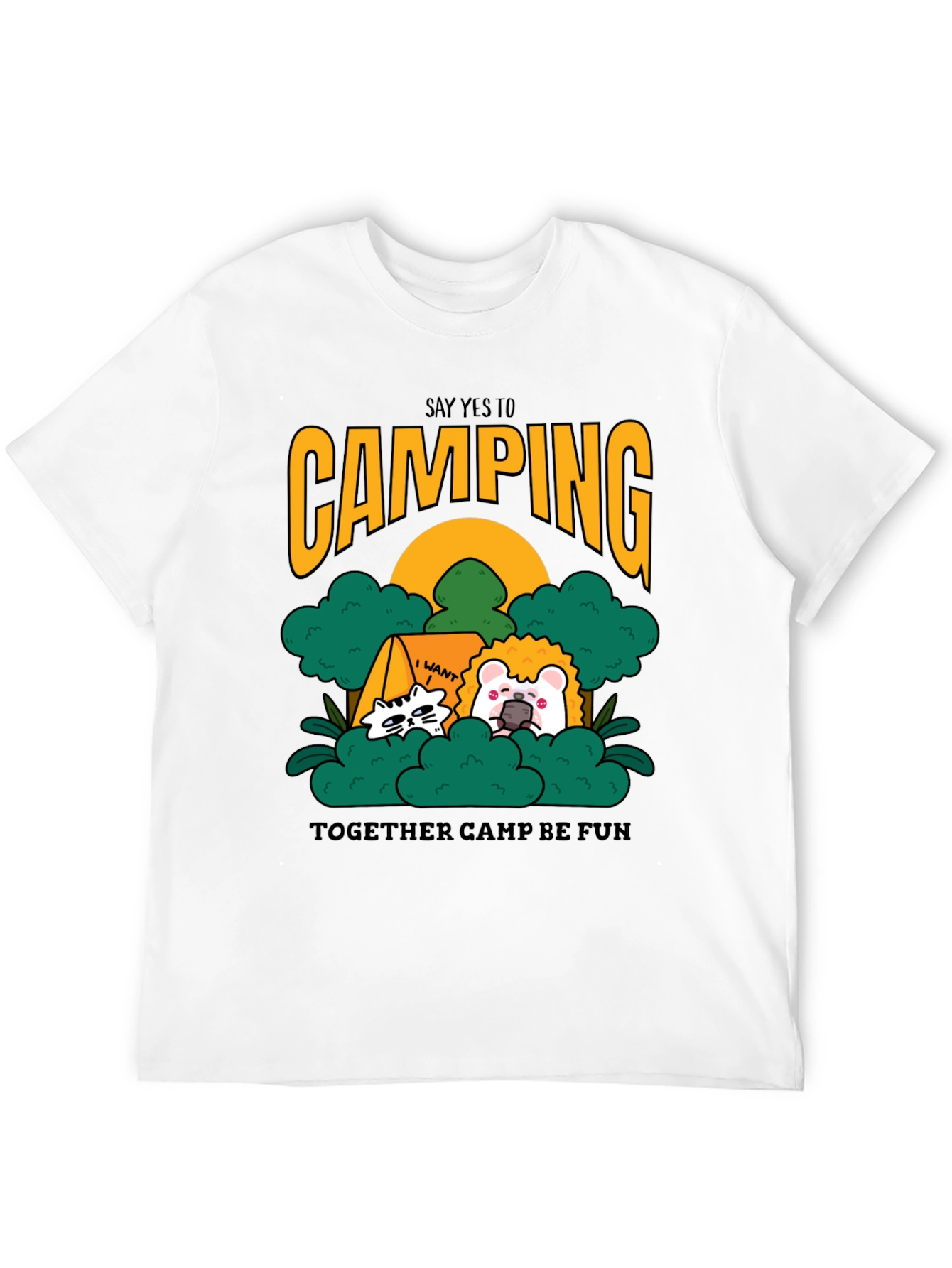 Camping Adventure Tee: Say Yes to Fun!