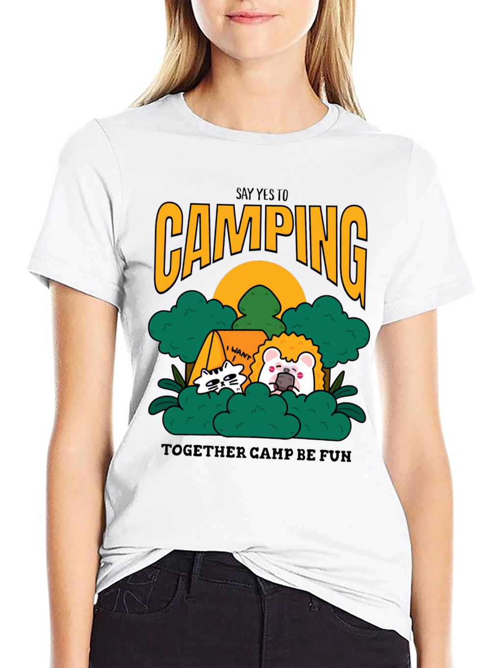 Camping Adventure Tee: Say Yes to Fun!