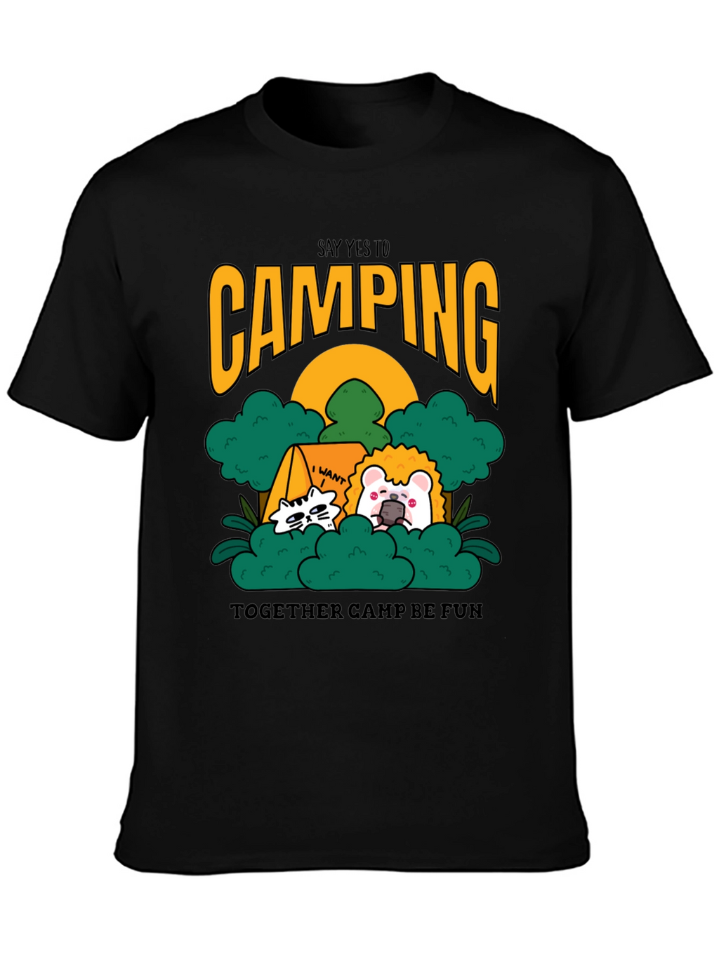Camping Adventure Tee: Say Yes to Fun!