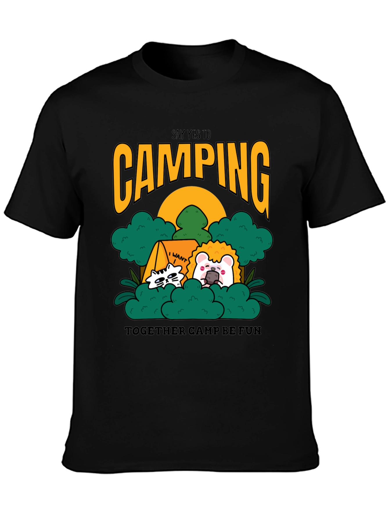 Camping Adventure Tee: Say Yes to Fun!