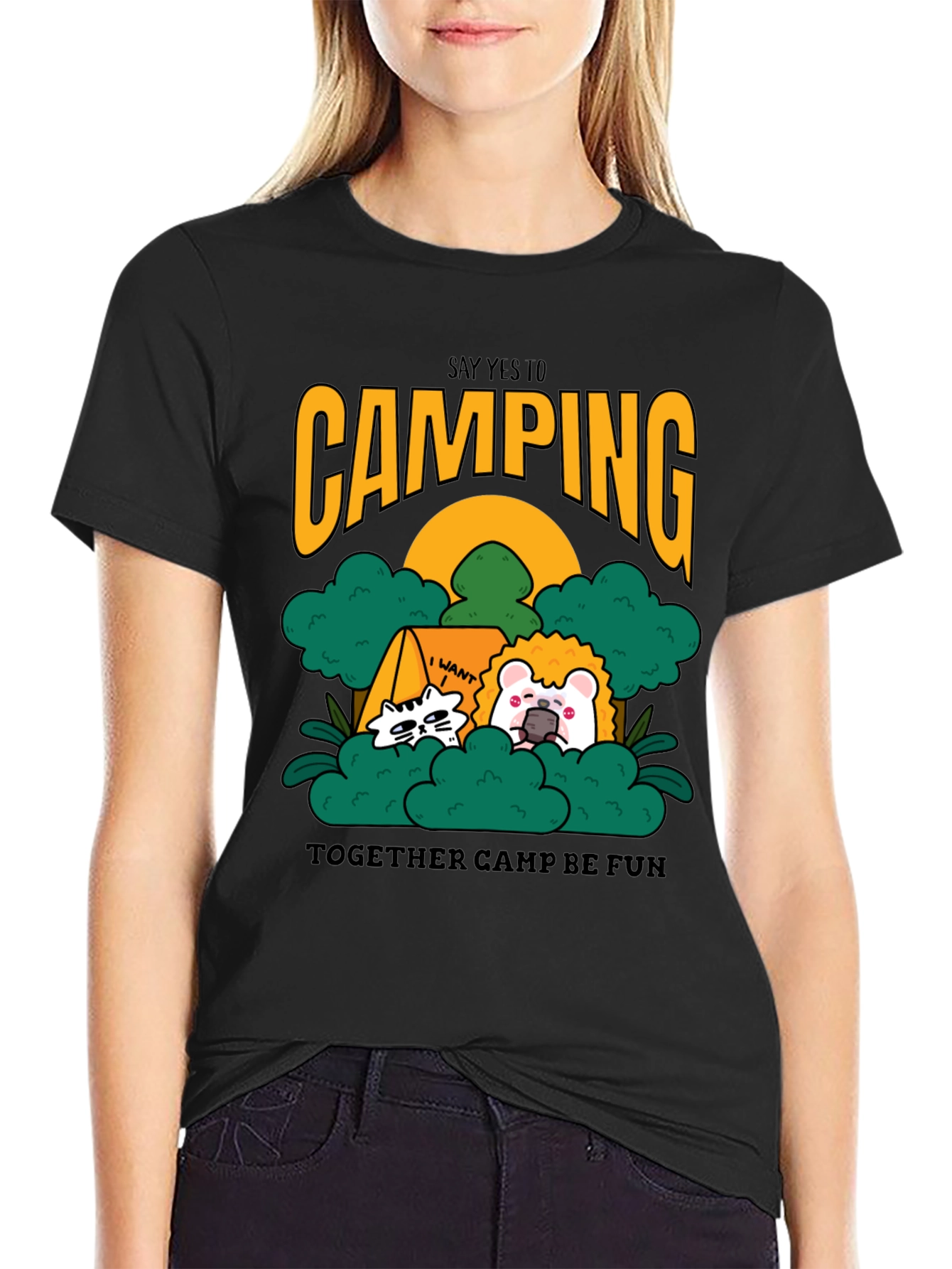 Camping Adventure Tee: Say Yes to Fun!
