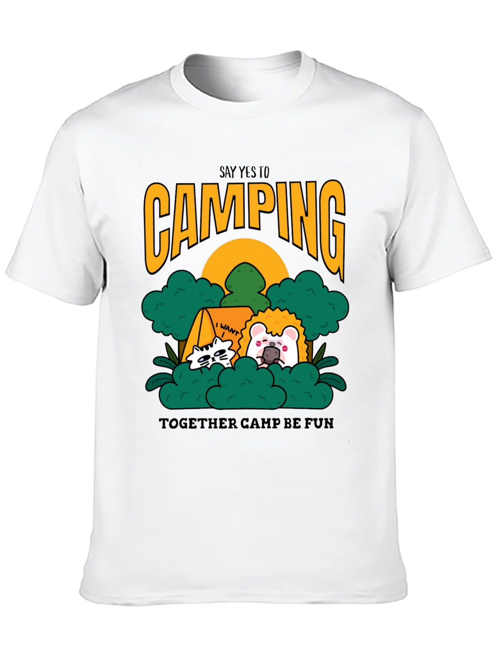 Camping Adventure Tee: Say Yes to Fun!