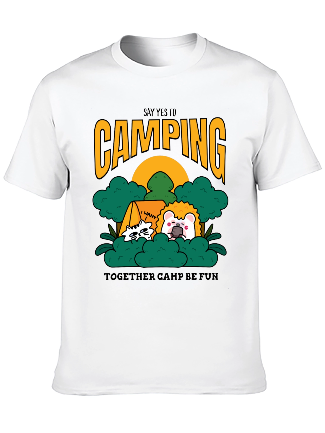 Camping Adventure Tee: Say Yes to Fun!