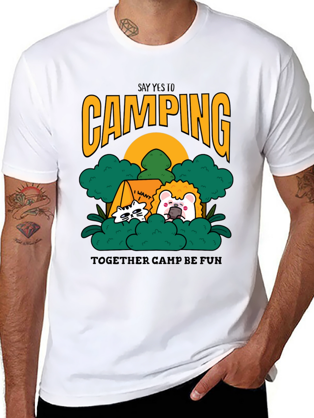 Camping Adventure Tee: Say Yes to Fun!
