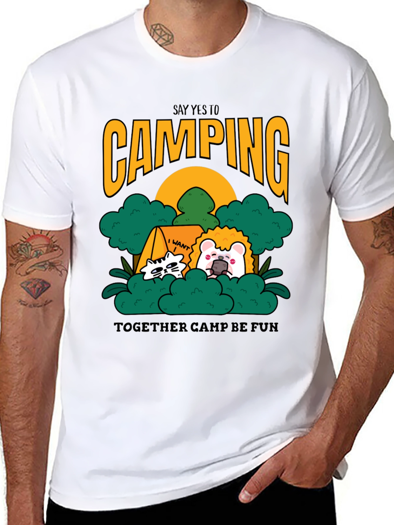 Camping Adventure Tee: Say Yes to Fun!