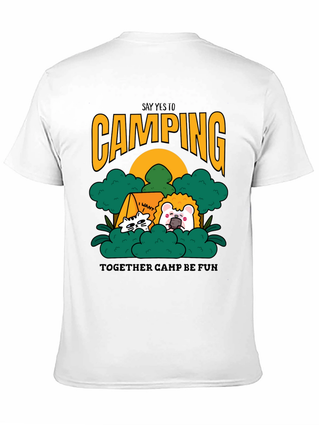 Camping Adventure Tee: Say Yes to Fun!