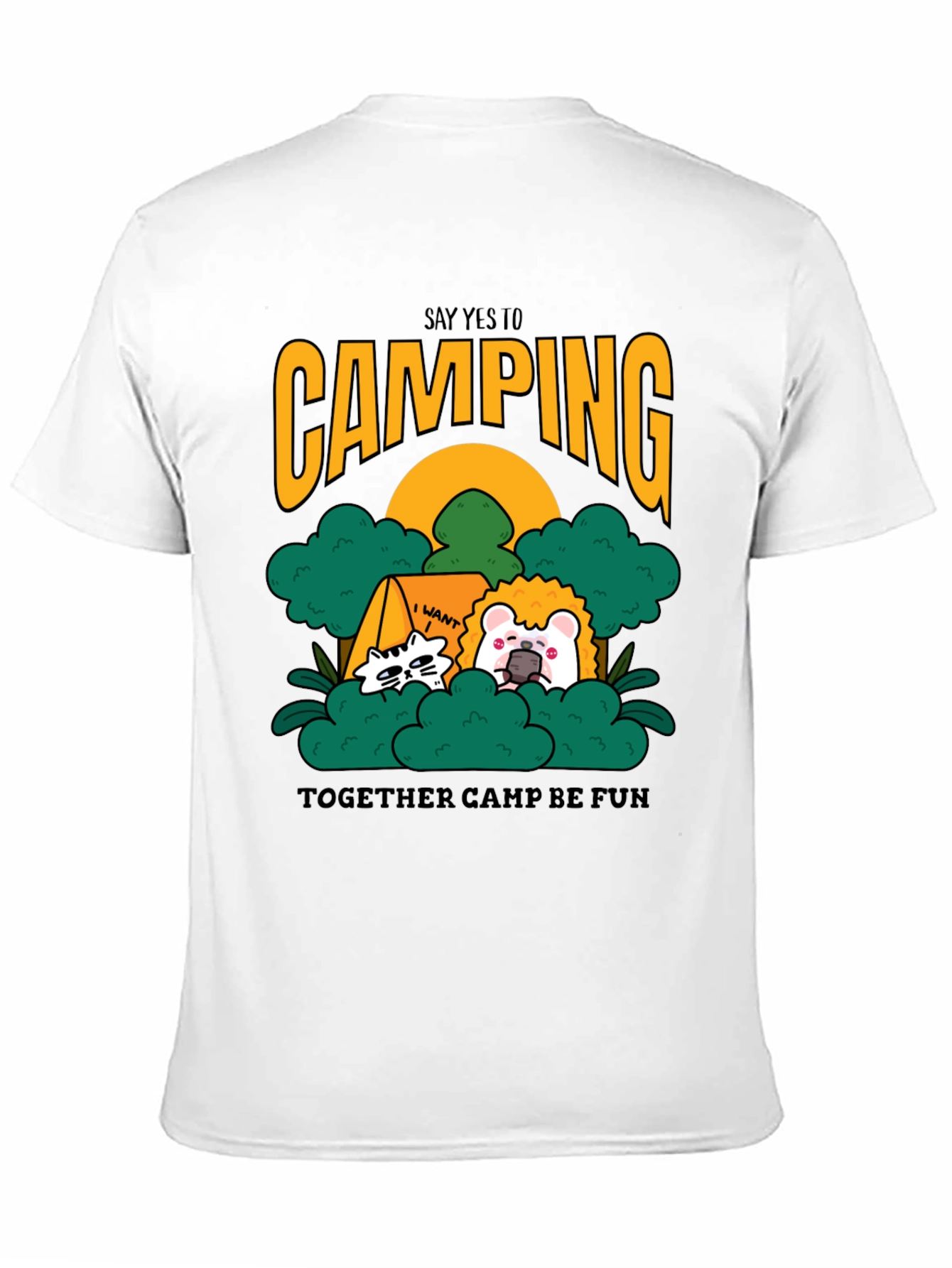 Camping Adventure Tee: Say Yes to Fun!