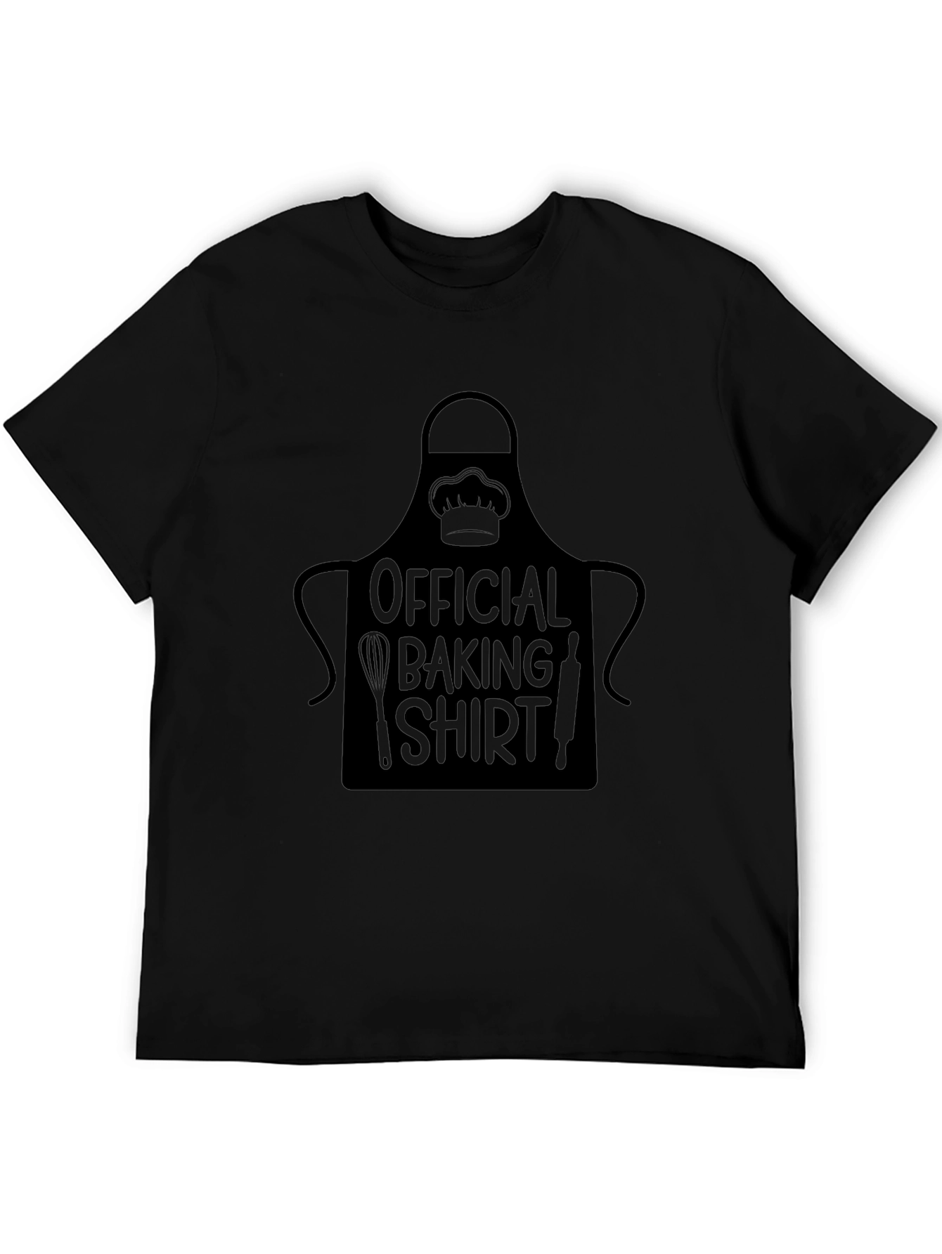 Official Baking Shirt - Funny Chef Apron T-Shirt