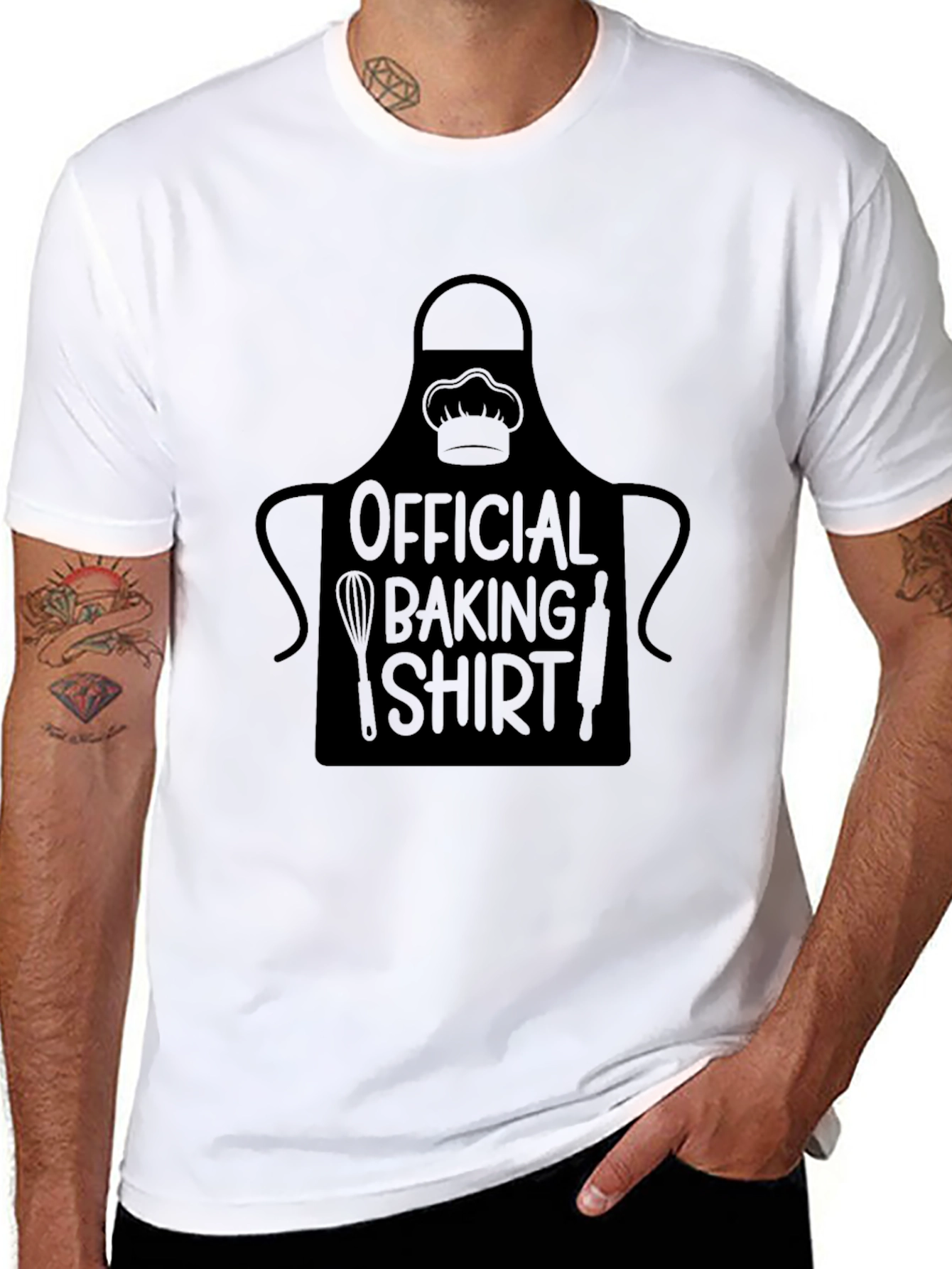 Official Baking Shirt - Funny Chef Apron T-Shirt